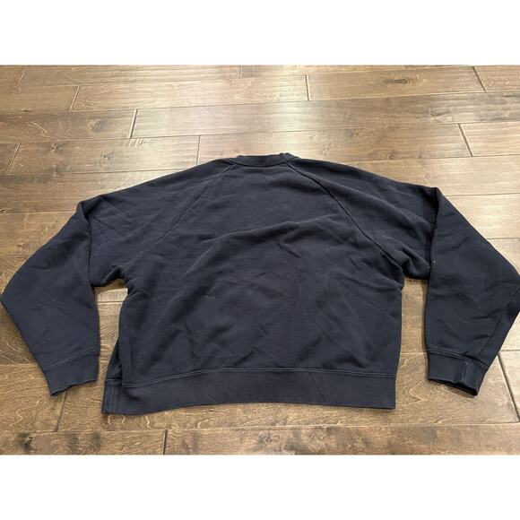 Nike Sportswear Crewneck Mens Navy French Terry Sweatshirt Size S AR1622-475 - Picture 3 of 10